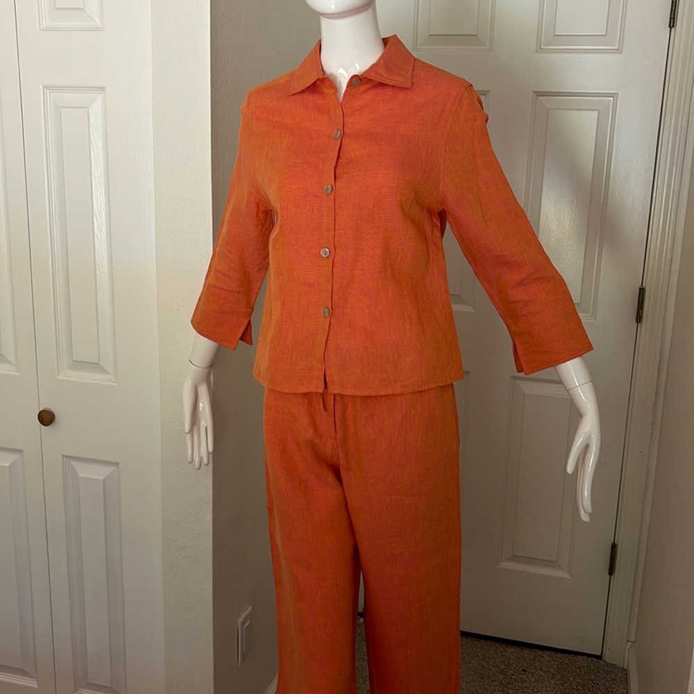 100% linen set